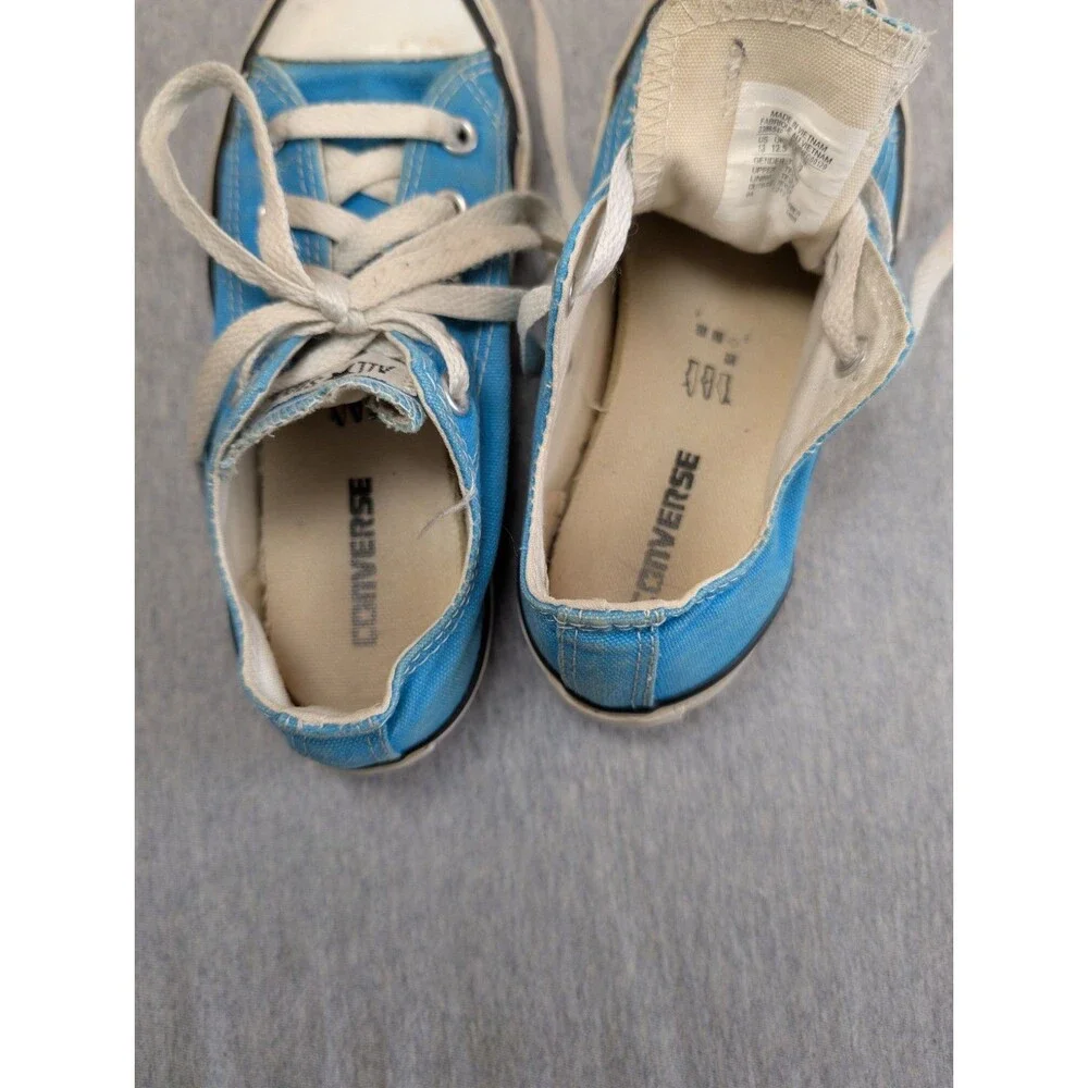 Converse Chuck Taylor All Star Low Top Canvas Lace-Up Sneaker Blue/White 13